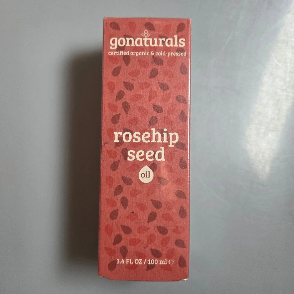 Gonaturals Certified Organic Cold-Pressed Rosehip Seed Oil 3.4 fl oz‎ 100ml NEW